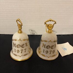 Gorham Currier & Ives Christmas Bells 1977, 1979